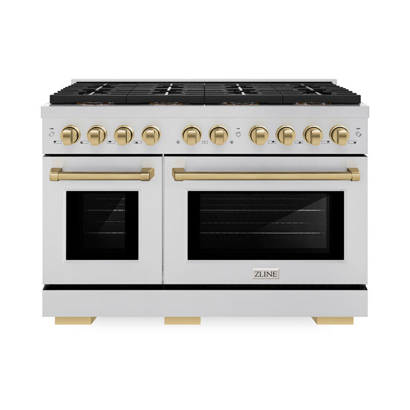Autograph Edition 48 in. 6.7 cu. ft. Paramount Dual Fuel Range with 8 Burner DuoPro™ Cooktop and Dual Ovens - (PSDRZ48CB) -