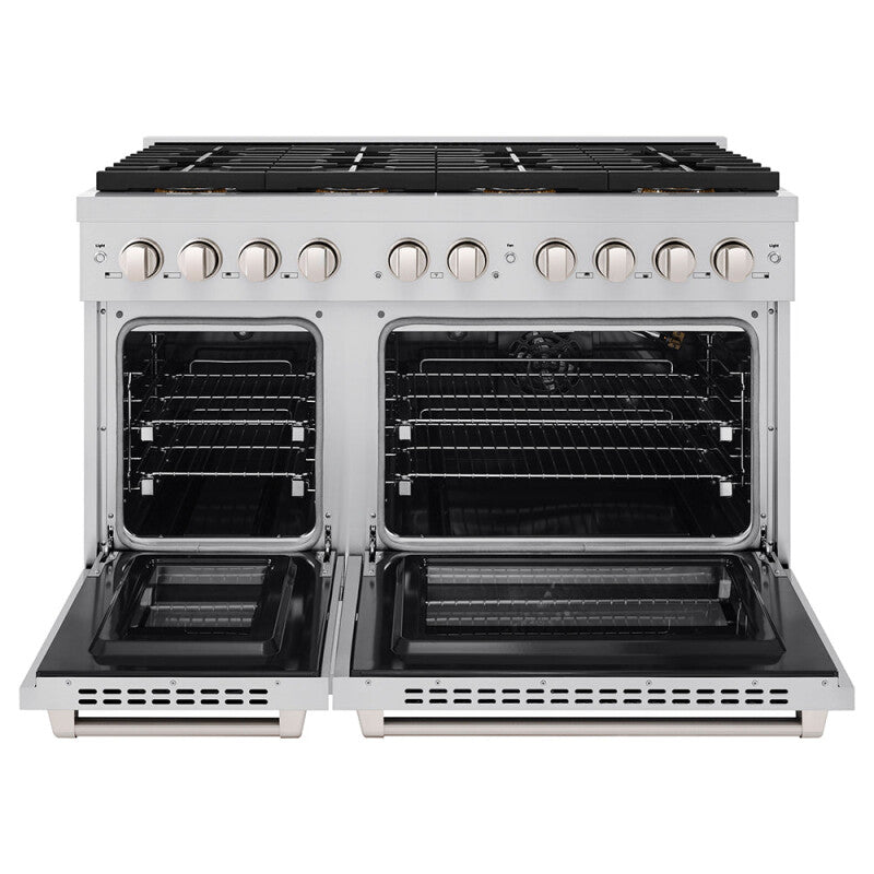 48 in. 6.7 cu. ft. Paramount Gas Range with 8 Burner DuoPro™ Cooktop and Dual Ovens - (PSGR48) -