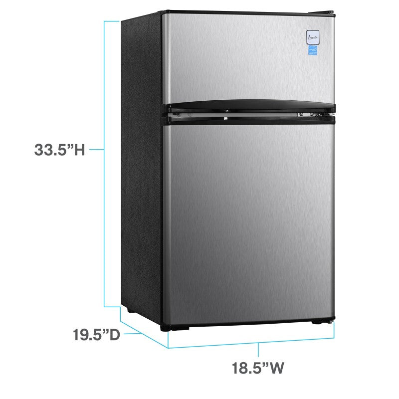 3.1 cu. ft. Compact Refrigerator - (RA31B3S) - AVANTI