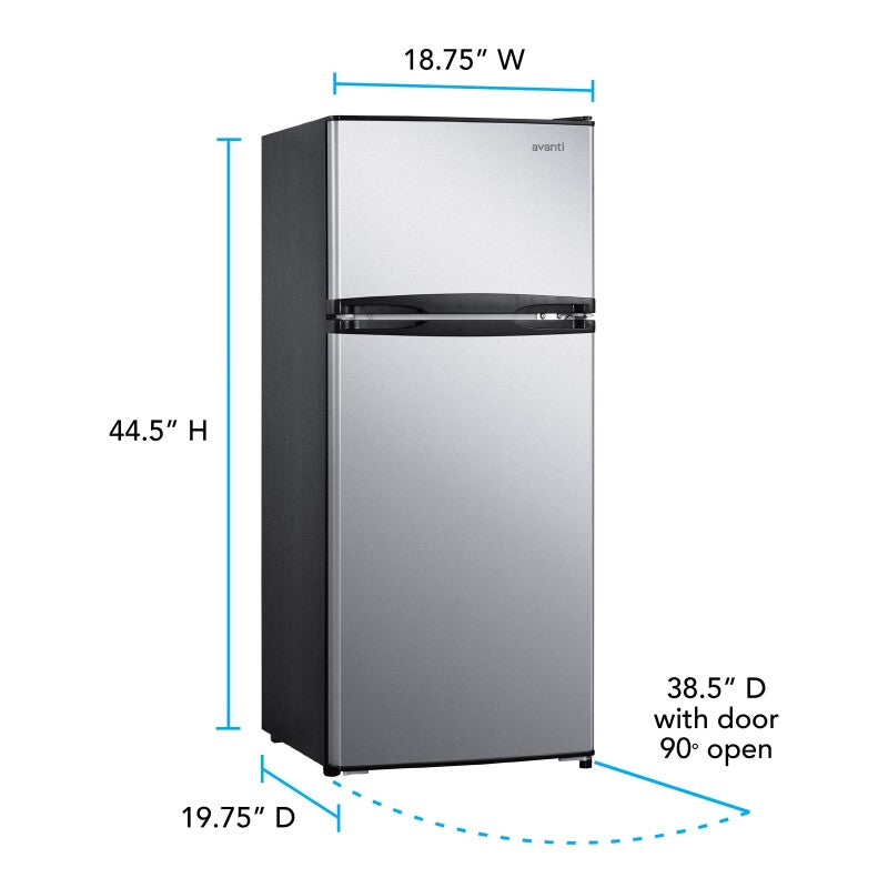 4.5 cu. ft. Compact Refrigerator - (RA45B3S) - AVANTI