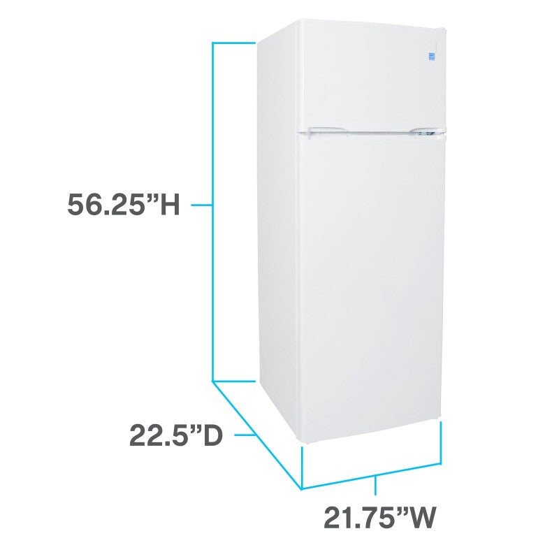 7.3 cu. ft. Apartment Size Refrigerator - (RA733B3S) - AVANTI