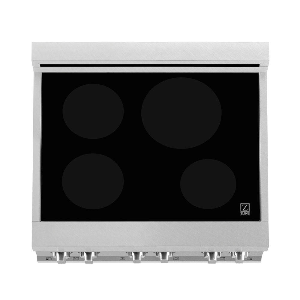 30" 4.0 cu. ft. Induction Range with a 4 Element Stove and Electric Oven - (RAINDSWM30) -