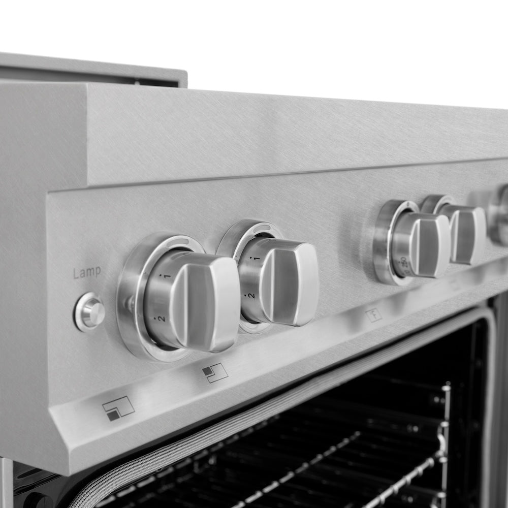 36" 4.6 cu. ft. Induction Range with a 4 Element Stove and Electric Oven - (RAINDSWM36) -