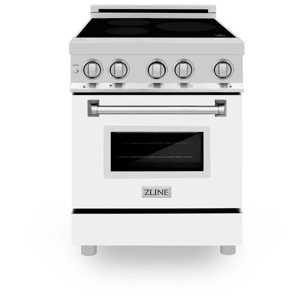 24" 2.8 cu. ft. Induction Range with a 3 Element Stove and Electric Oven - (RAINDWM24) -