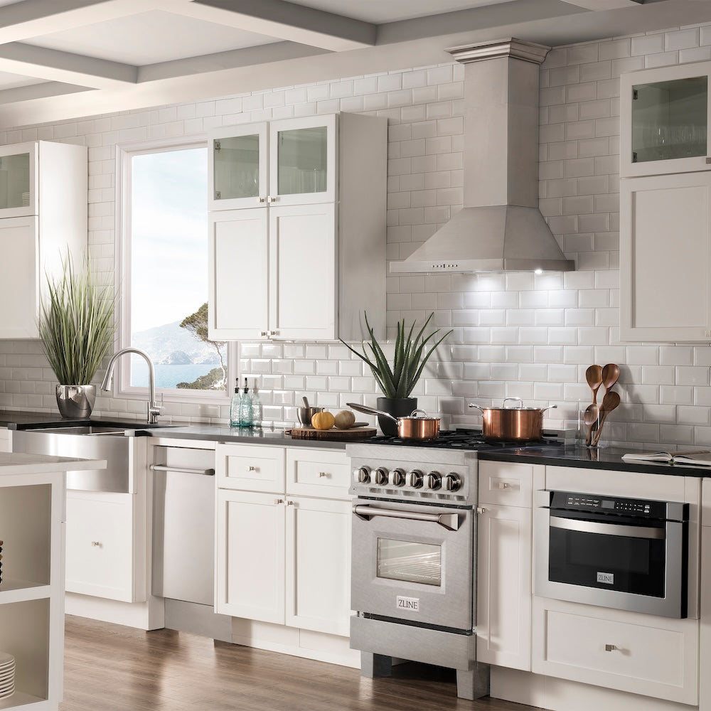 24" 2.8 cu. ft. Dual Fuel Range with Gas Stove and Electric Oven - (RASSN24) -