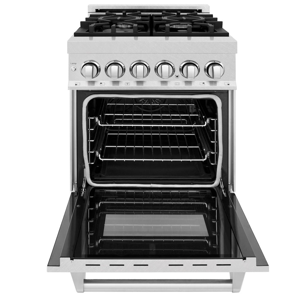 24" 2.8 cu. ft. Dual Fuel Range with Gas Stove and Electric Oven - (RASSN24) -