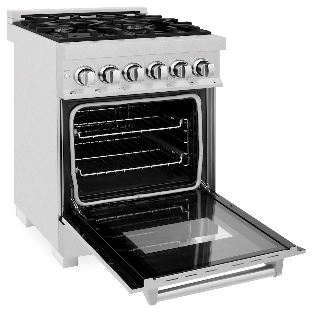 24" 2.8 cu. ft. Dual Fuel Range with Gas Stove and Electric Oven - (RASSN24) -