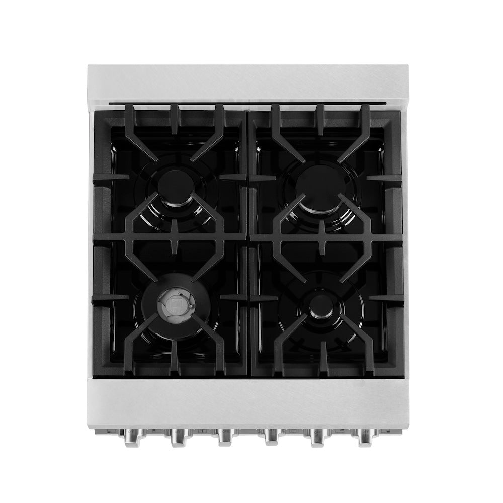 24" 2.8 cu. ft. Dual Fuel Range with Gas Stove and Electric Oven - (RASSN24) -