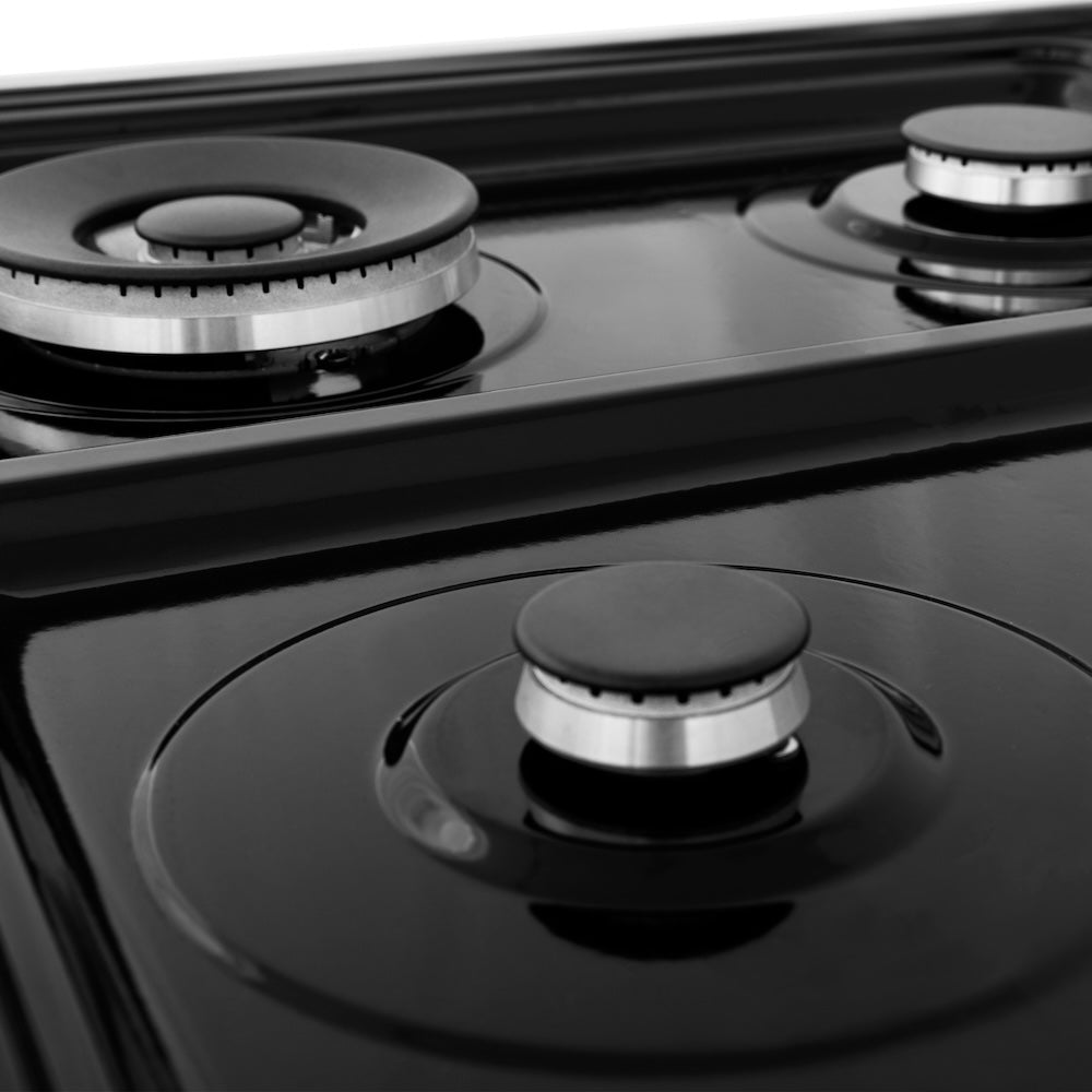 24" 2.8 cu. ft. Dual Fuel Range with Gas Stove and Electric Oven in DuraSnow® Stainless Steel (RAS-24) - DuraSnow® With Matte Door - (RASWM24) -