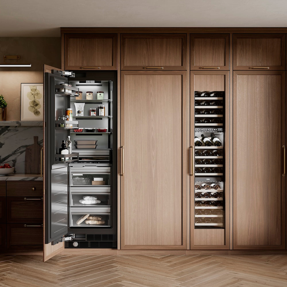 24 in. 12.4 cu. ft. Panel Ready Column Freezer with Graphite Gray Interior - (RBCFV24) -