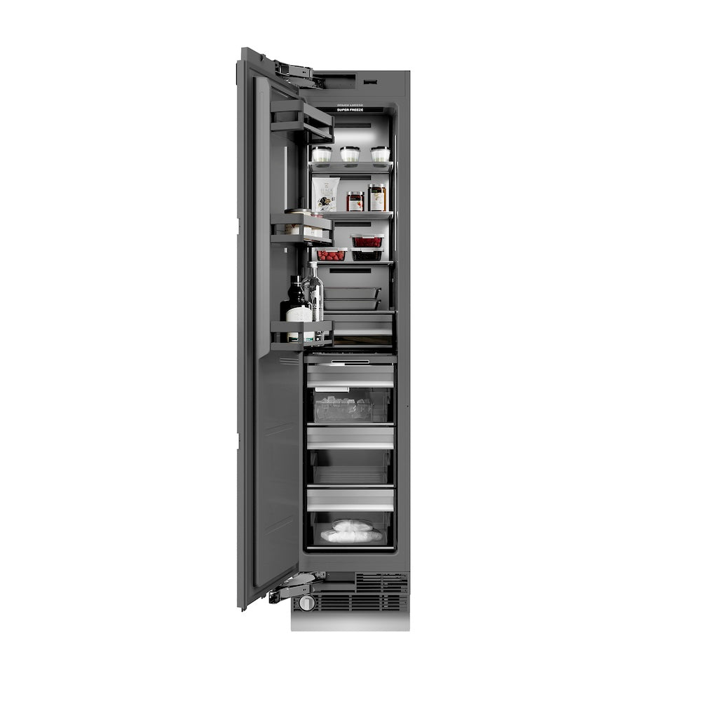 Autograph Edition 18 in. 8.6 cu. ft. Panel Ready Left Hinge Column Freezer with Graphite Gray Interior and Polished Gold Accents - (RBCFVLZ18G) -
