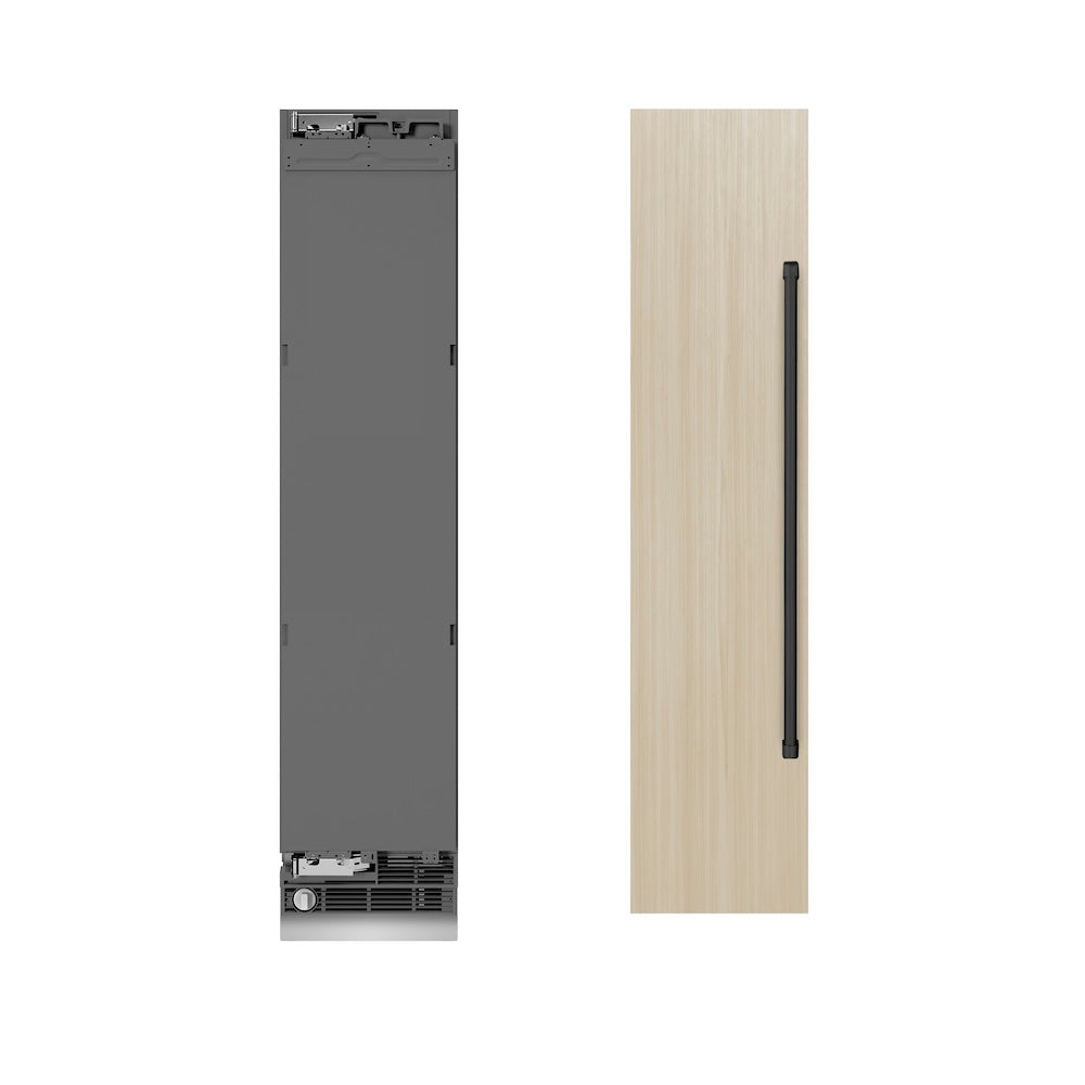 Autograph Edition 18 in. 8.6 cu. ft. Panel Ready Left Hinge Column Freezer with Graphite Gray Interior and Matte Black Accents - (RBCFVLZ18MB) -