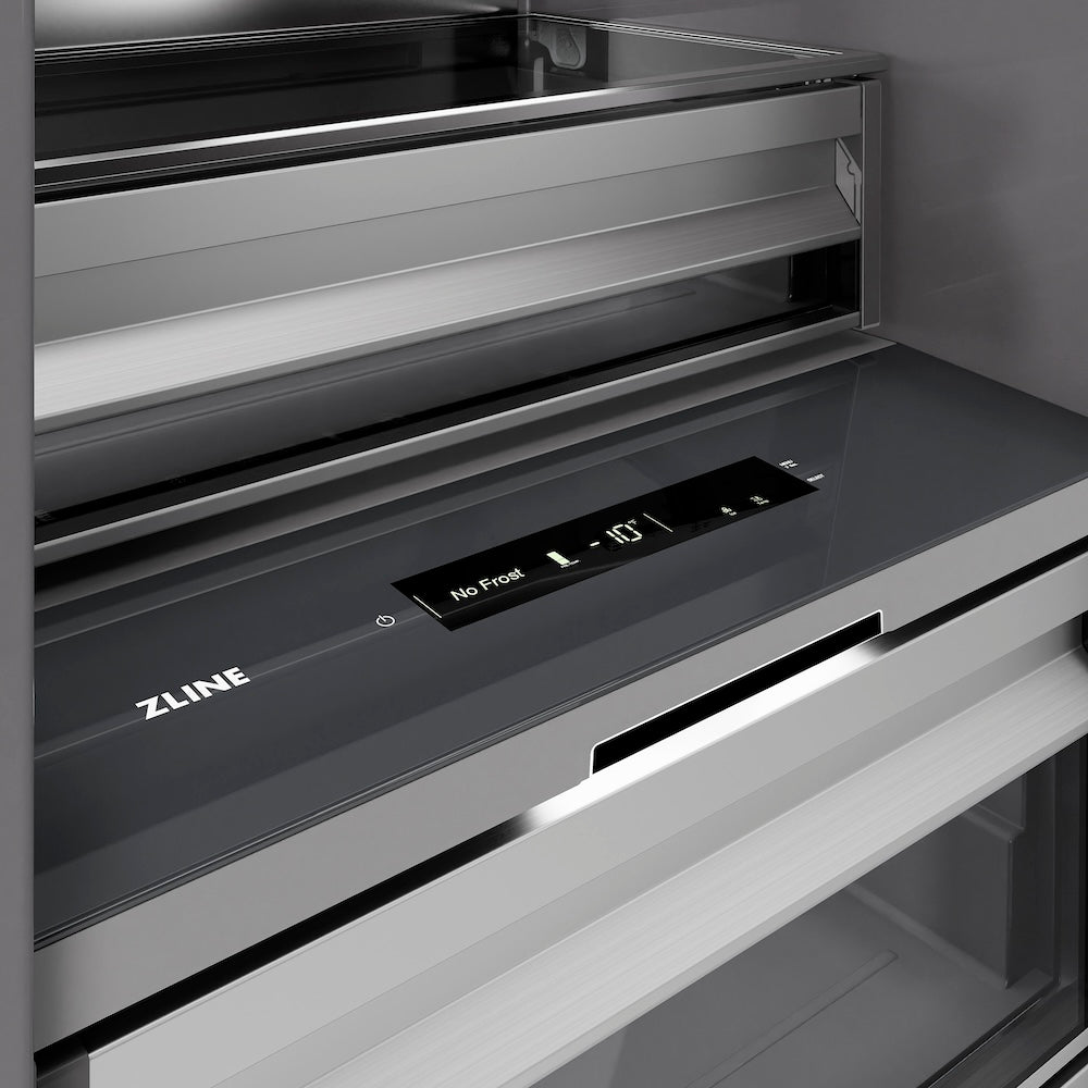 Autograph Edition 18 in. 8.6 cu. ft. Panel Ready Left Hinge Column Freezer with Graphite Gray Interior and Matte Black Accents - (RBCFVLZ18MB) -