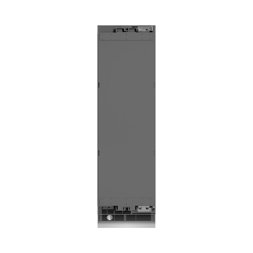 ZLINE Autograph Edition 24 in. 12.5 cu. ft. Panel Ready Column Refrigerator with Graphite Gray Interior and Champagne Bronze Accents (RBCRVZ-24-CB) - (RBCRVZ24CB) -