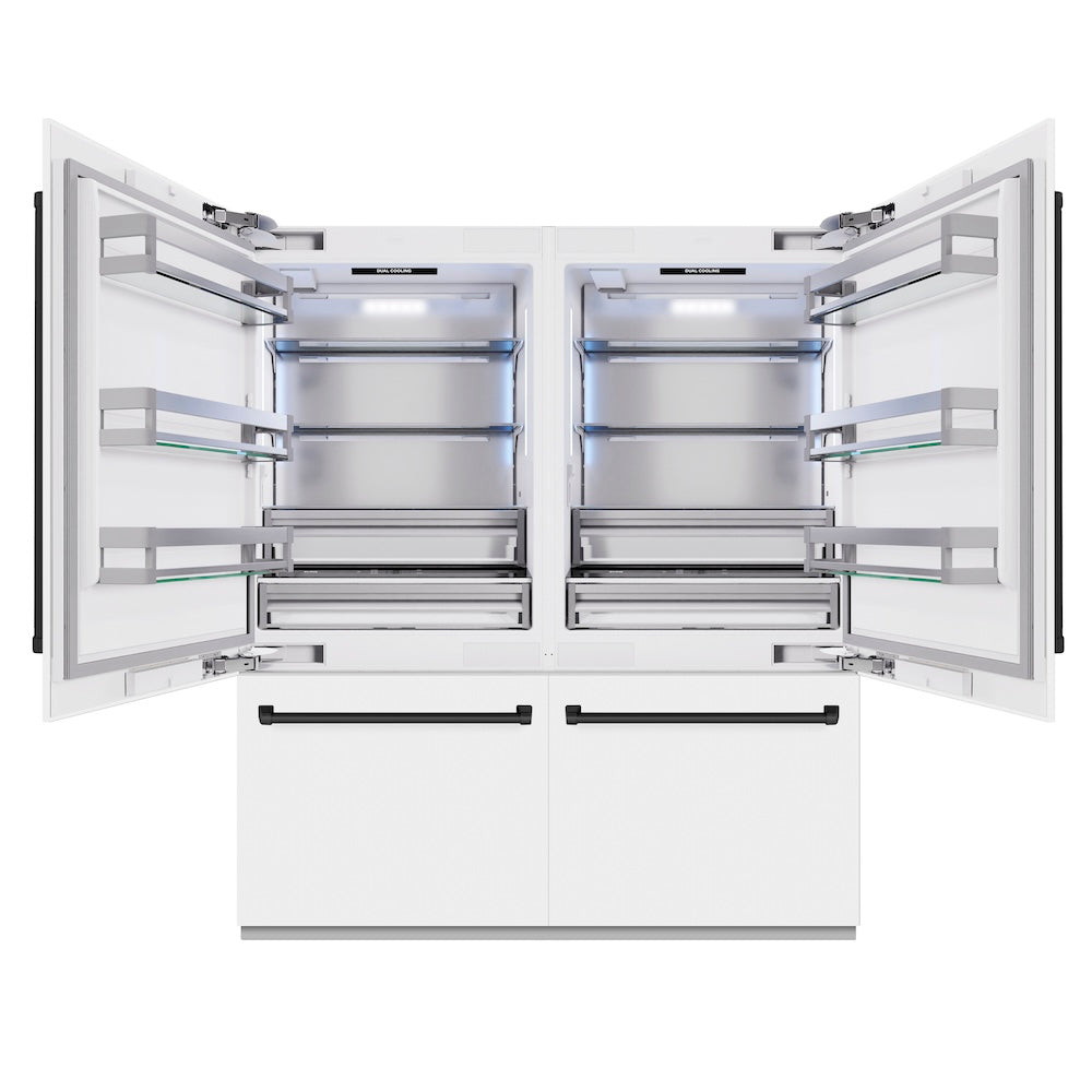 Autograph Edition 72 in. 39.6 cu. ft. French Door Built-In Bottom Freezer Refrigerator with Water Dispensers and Ice Makers - (RBITZWM72MB) -