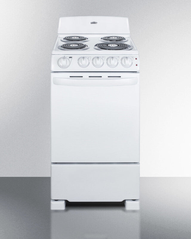 20" Wide Electric Coil Range - (RE203W)