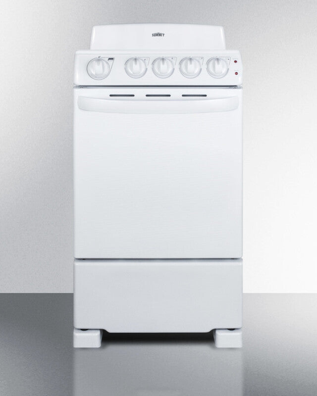 20" Wide Electric Coil Range - (RE203W)