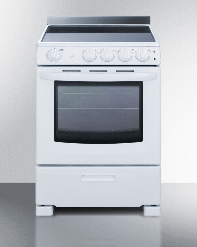 24" Wide Electric Smooth-top Range - (REX2421WRT)