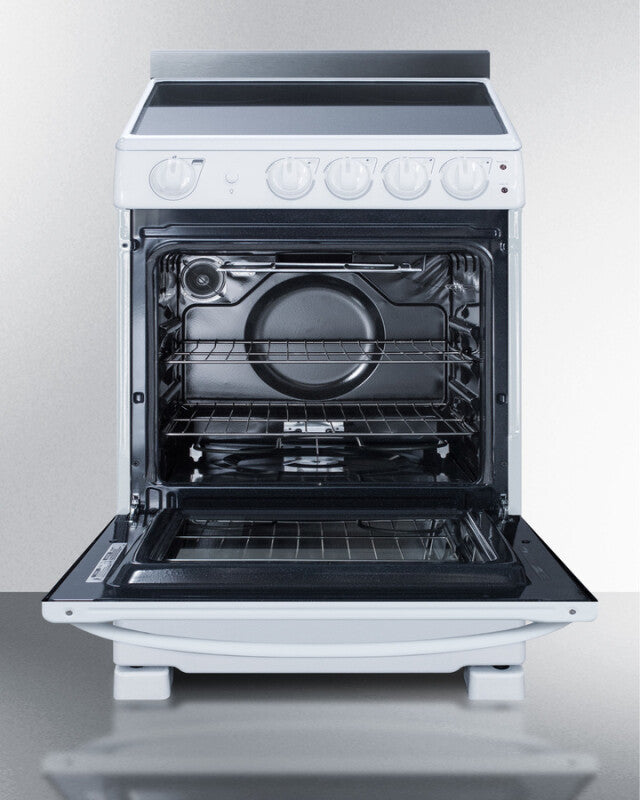 24" Wide Electric Smooth-top Range - (REX2421WRT)