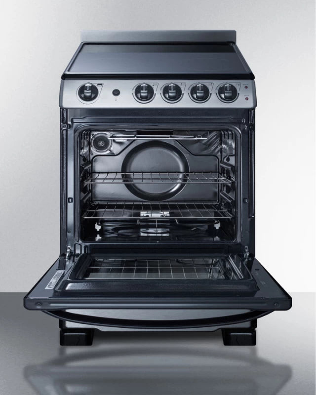 24" Wide Electric Smooth-top Range - (REX2451SSRT)