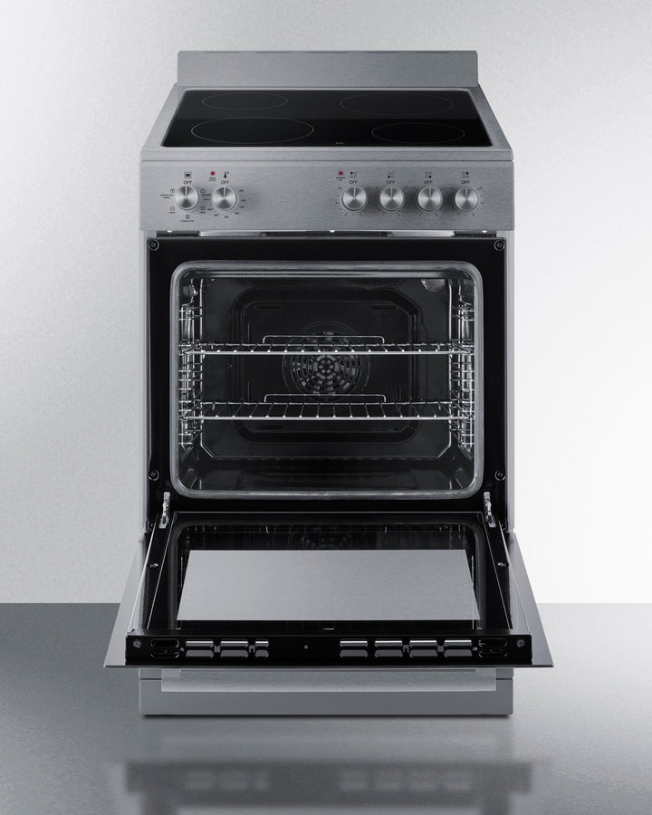 24" Wide Electric Smooth-Top Range - (REXT24SS)