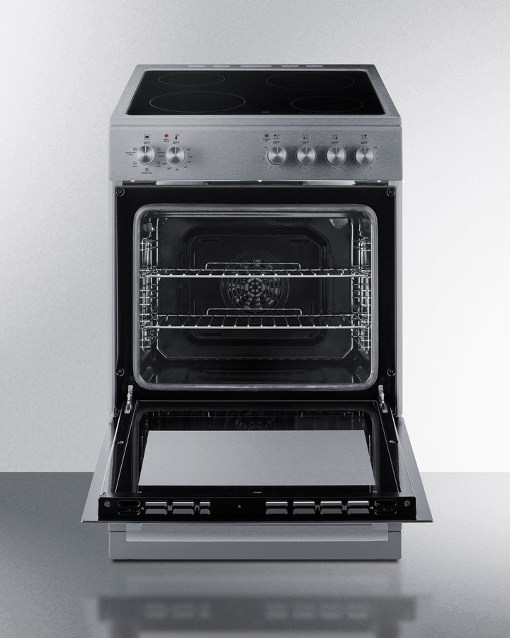 24" Wide Electric Smooth-Top Range - (REXT24SS)