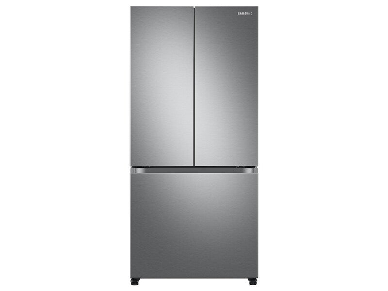 18 cu. ft. Smart Counter Depth 3-Door French Door Refrigerator in Stainless Look - (RF18A5101S9AA)