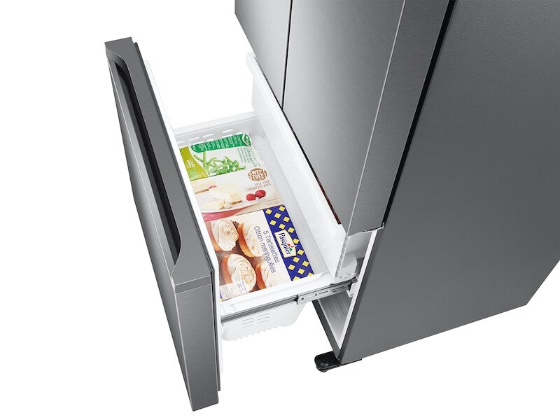 18 cu. ft. Smart Counter Depth 3-Door French Door Refrigerator in Stainless Look - (RF18A5101S9AA)