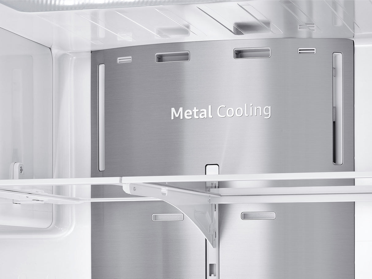 22 cu. ft. 4-Door French Door, Counter Depth Refrigerator with 21.5" Touch Screen Family Hub(TM) in Stainless Steel - (RF22R7551SR)