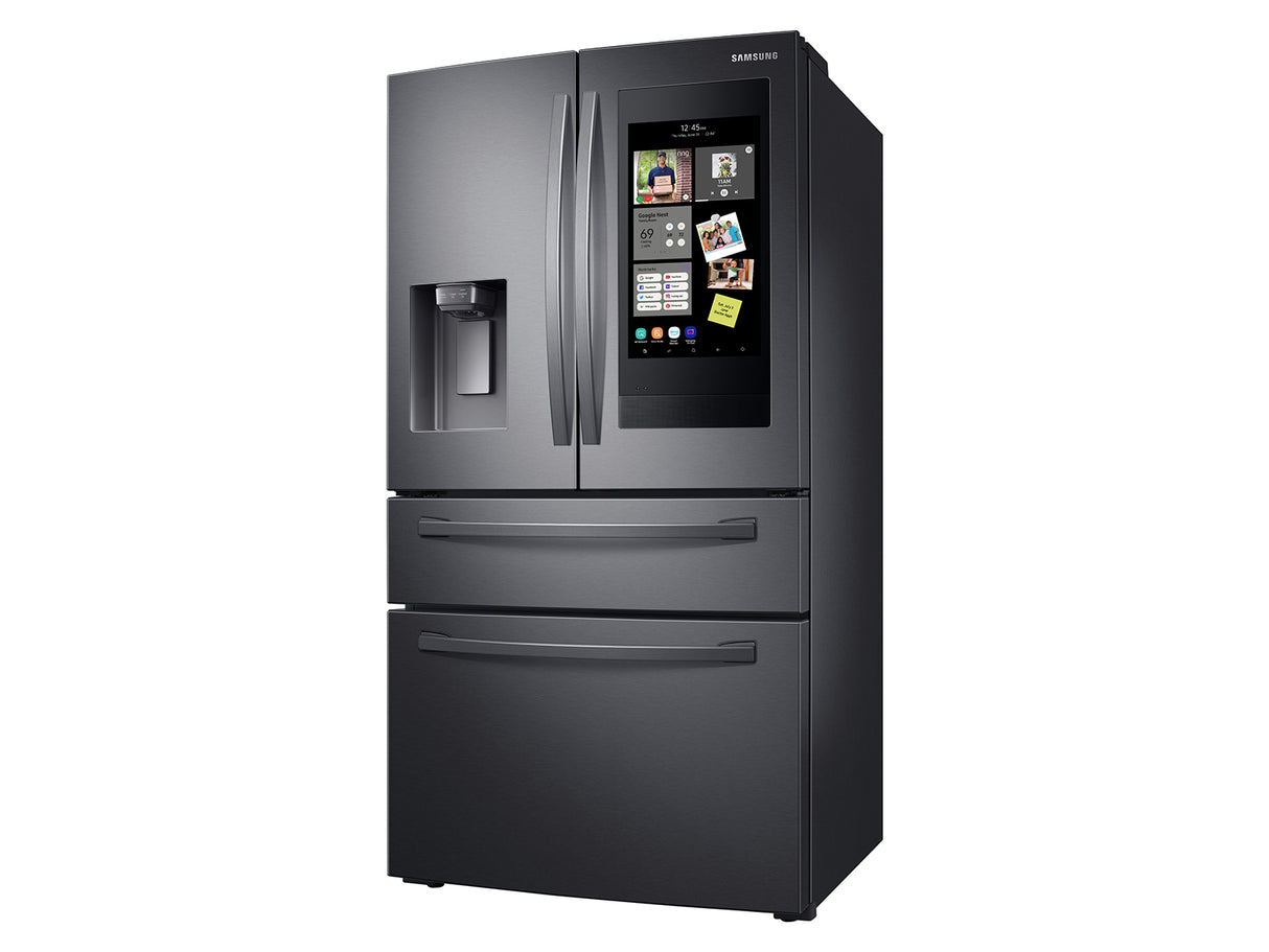 22 cu. ft. Counter Depth Side-by-Side Refrigerator with Touch Screen Family Hub(TM) in Stainless Steel - (RS22T5561SR)