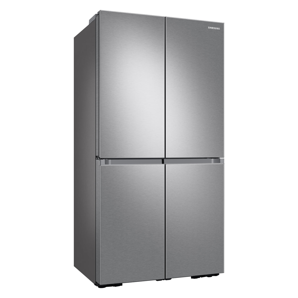 23 cu. ft. Smart Counter Depth 4-Door Flex(TM) refrigerator with Family Hub(TM) and Beverage Center in Black Stainless Steel - (RF23A9771SG)