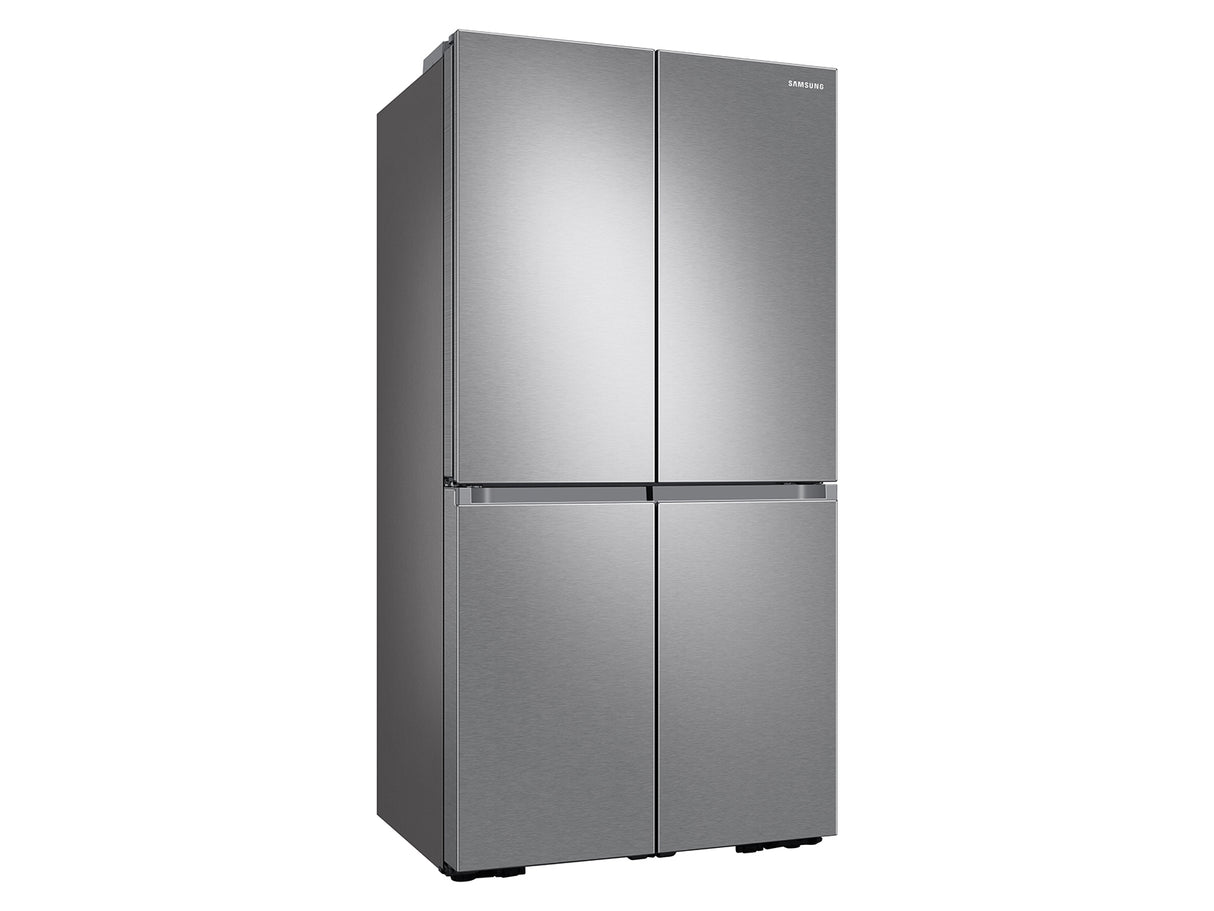 23 cu. ft. Smart Counter Depth 4-Door Flex(TM) refrigerator with Family Hub(TM) and Beverage Center in Black Stainless Steel - (RF23A9771SG)