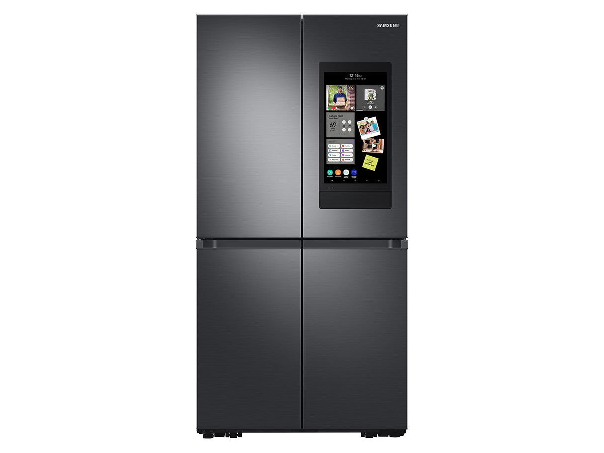 23 cu. ft. Smart Counter Depth 4-Door Flex(TM) refrigerator with Family Hub(TM) and Beverage Center in Black Stainless Steel - (RF23A9771SG)