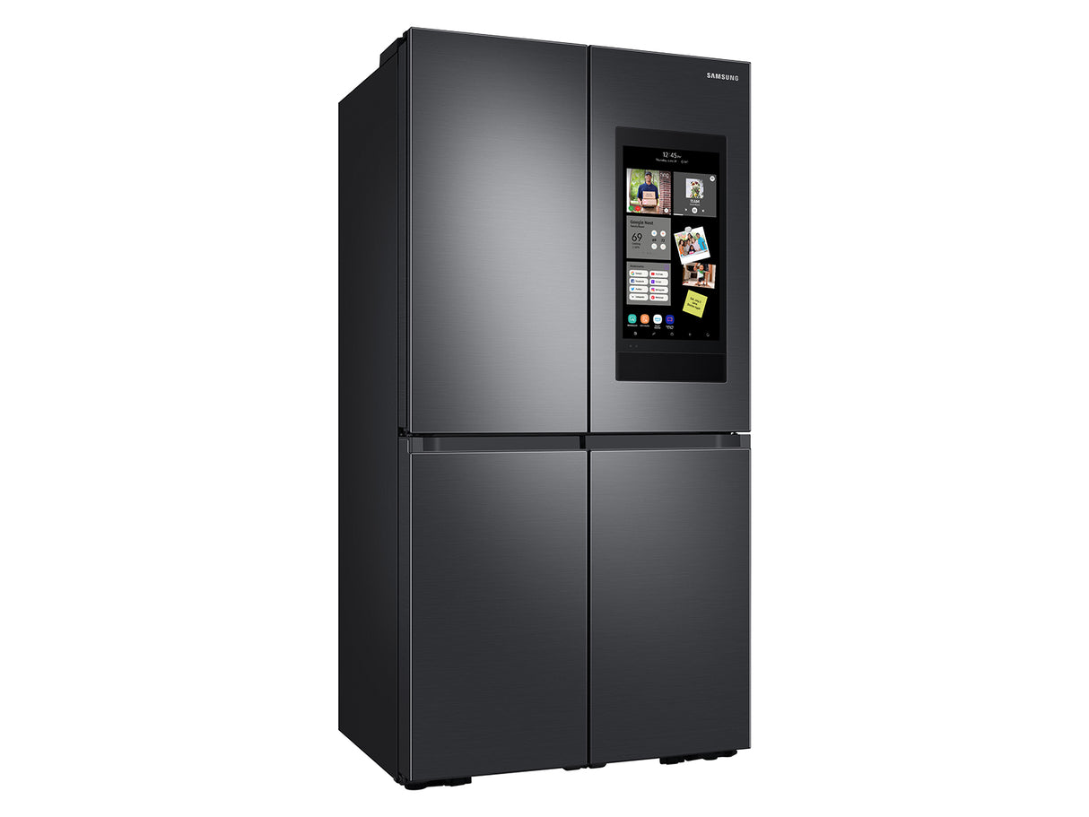 23 cu. ft. Smart Counter Depth 4-Door Flex(TM) refrigerator with Family Hub(TM) and Beverage Center in Black Stainless Steel - (RF23A9771SG)
