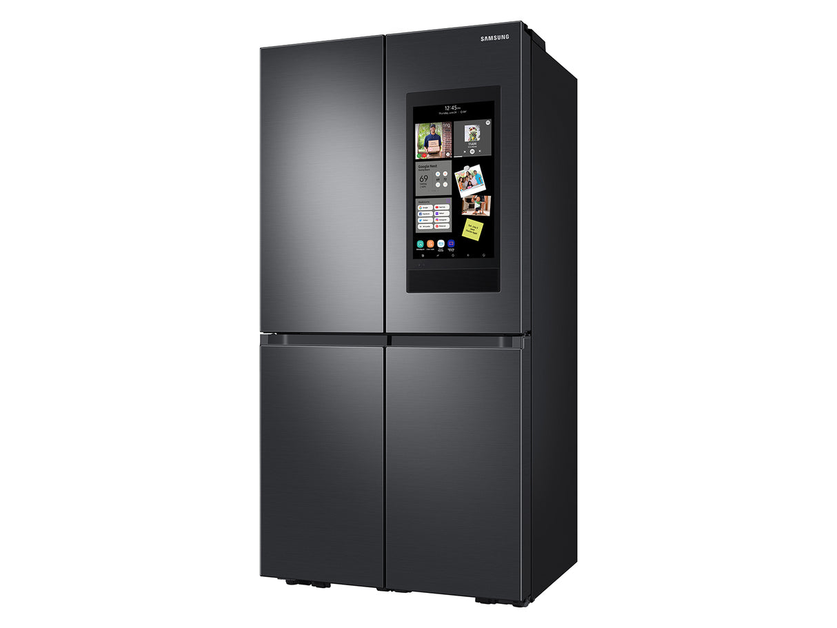 23 cu. ft. Smart Counter Depth 4-Door Flex(TM) refrigerator with Family Hub(TM) and Beverage Center in Black Stainless Steel - (RF23A9771SG)