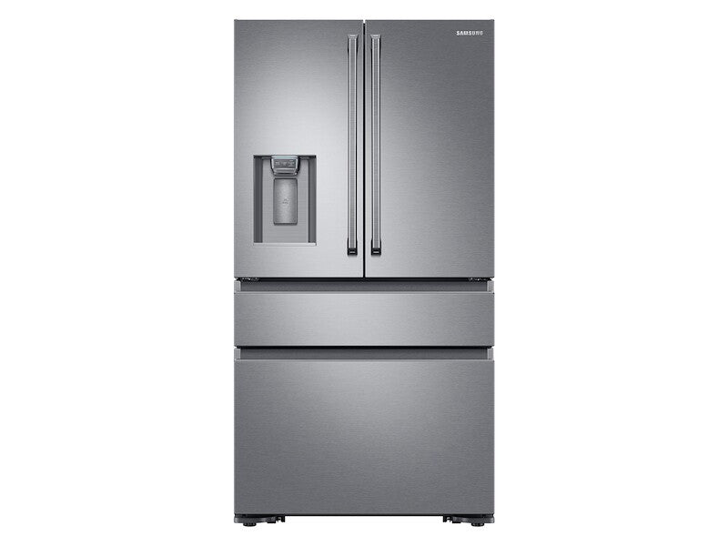 23 cu. ft. Counter Depth 4-Door French Door Refrigerator with Polygon Handles in Stainless Steel - (RF23M8090SR)