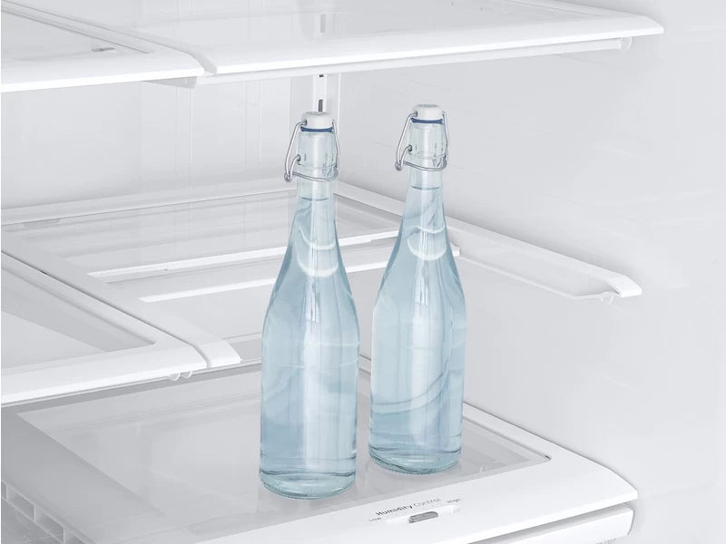 25 cu. ft. French Door Refrigerator with External Water & Ice Dispenser in Stainless Steel - (RF263BEAESR) - SAMSUNG