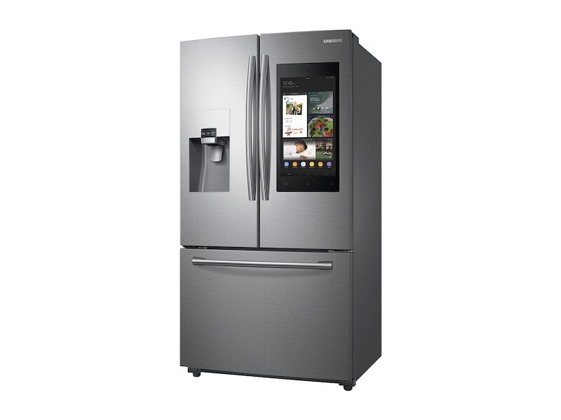 24 cu. ft. Family Hub(TM) 3-Door French Door Refrigerator in Stainless Steel - (RF265BEAESR) - SAMSUNG