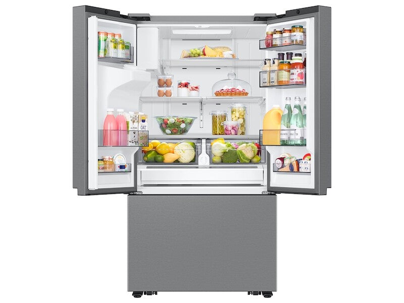26 cu. ft. Mega Capacity Counter Depth 3-Door French Door Refrigerator with External Water and Ice Dispenser in Stainless Steel - (RF27CG5B10SRAA)