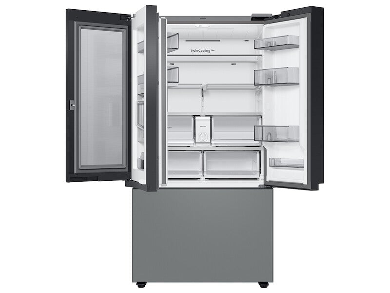 Bespoke 3-Door French Door Refrigerator (30 cu. ft.) ? with Family Hub Panel - (RF30BB6900ACAA)