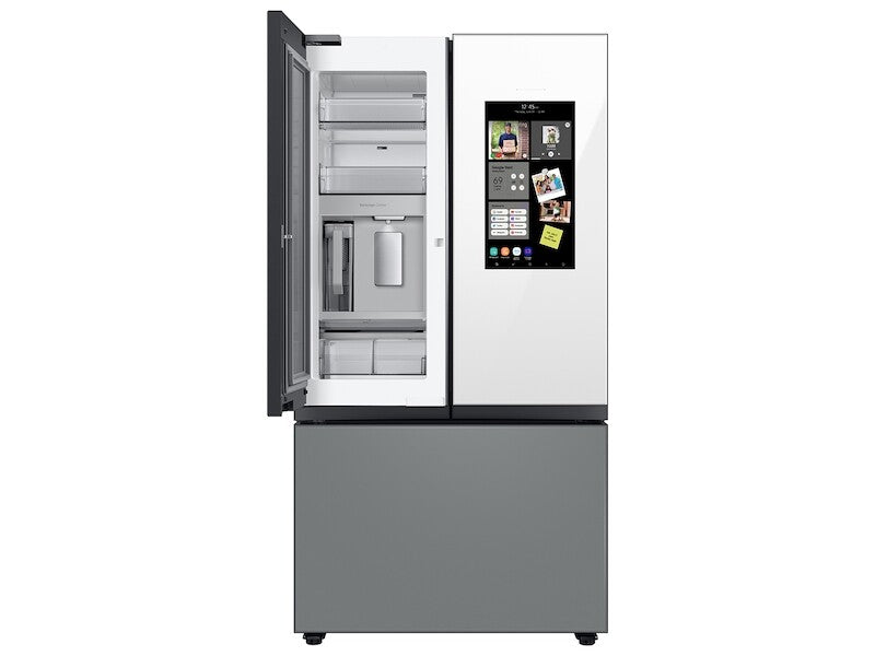 Bespoke 3-Door French Door Refrigerator (30 cu. ft.) ? with Family Hub Panel - (RF30BB6900ACAA)