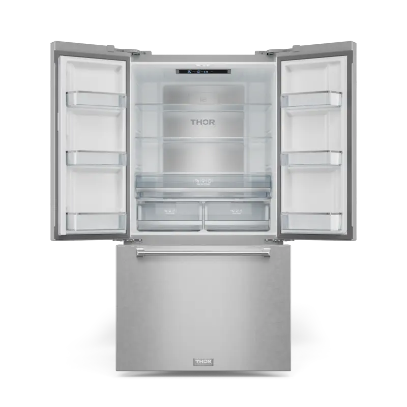 36 Inch 20.3 Cu Ft French Door Counter Depth Refrigerator With Ice Maker In Stainless Steel Gordon Ramsay Series - (RF3621CTD99) -