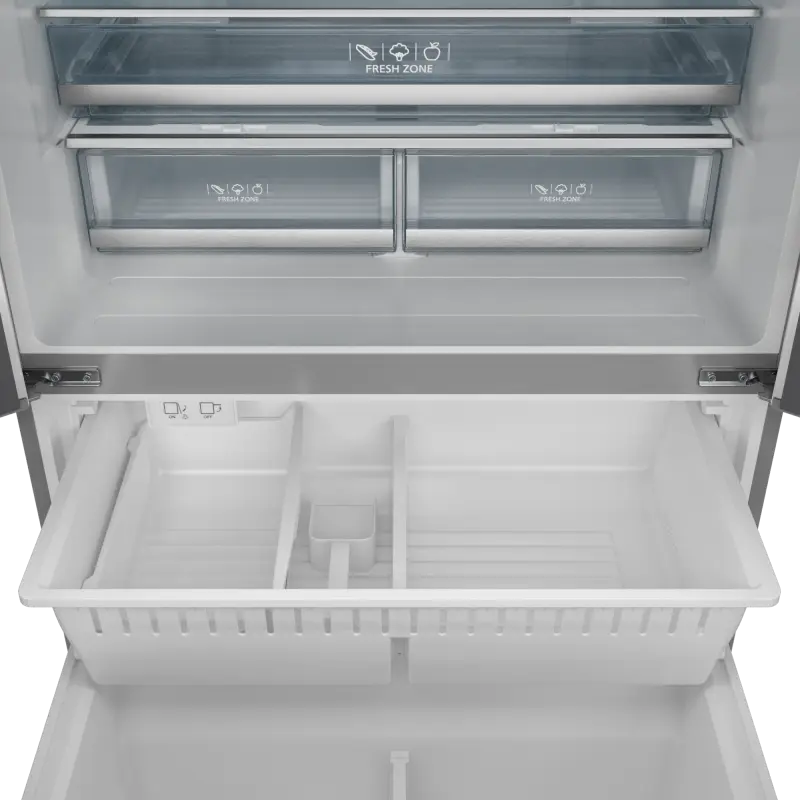 36 Inch 20.3 cu ft French Door Counter Depth Refrigerator with Ice Maker in Stainless Steel/Rose Gold | Gordon Ramsay Series - (RF3621CTD99RSG) -