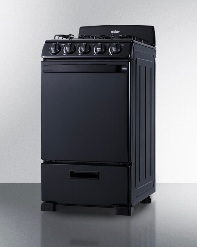 20" Wide Gas Range - (RG201B)