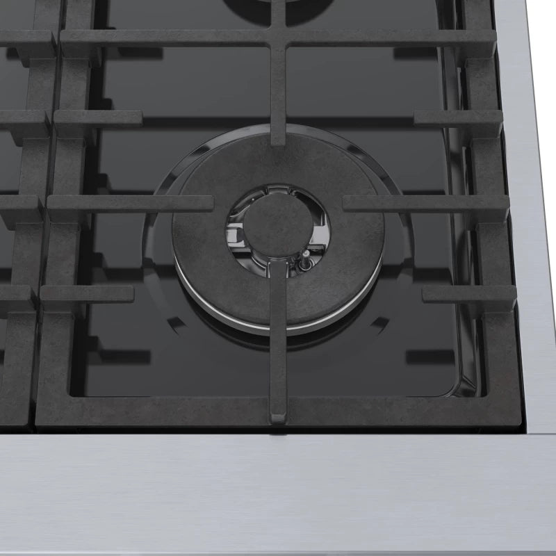800 Series Gas Rangetop 36" Stainless steel - (RGM8658UC) - BOSCH