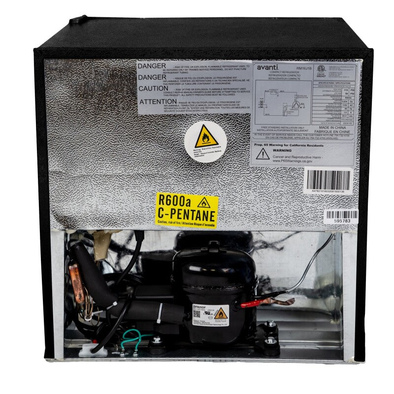 1.6 cu. ft. Compact Refrigerator - (RM16J0W) - AVANTI