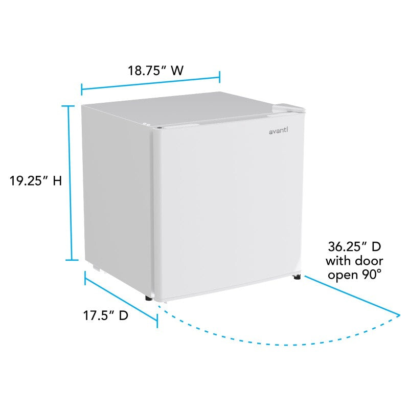 1.6 cu. ft. Compact Refrigerator - (RM16J0W) - AVANTI