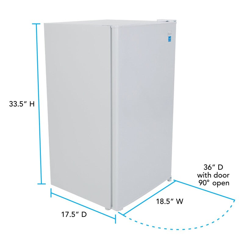 3.3 cu. ft. Compact Refrigerator - (RM3316B) - AVANTI