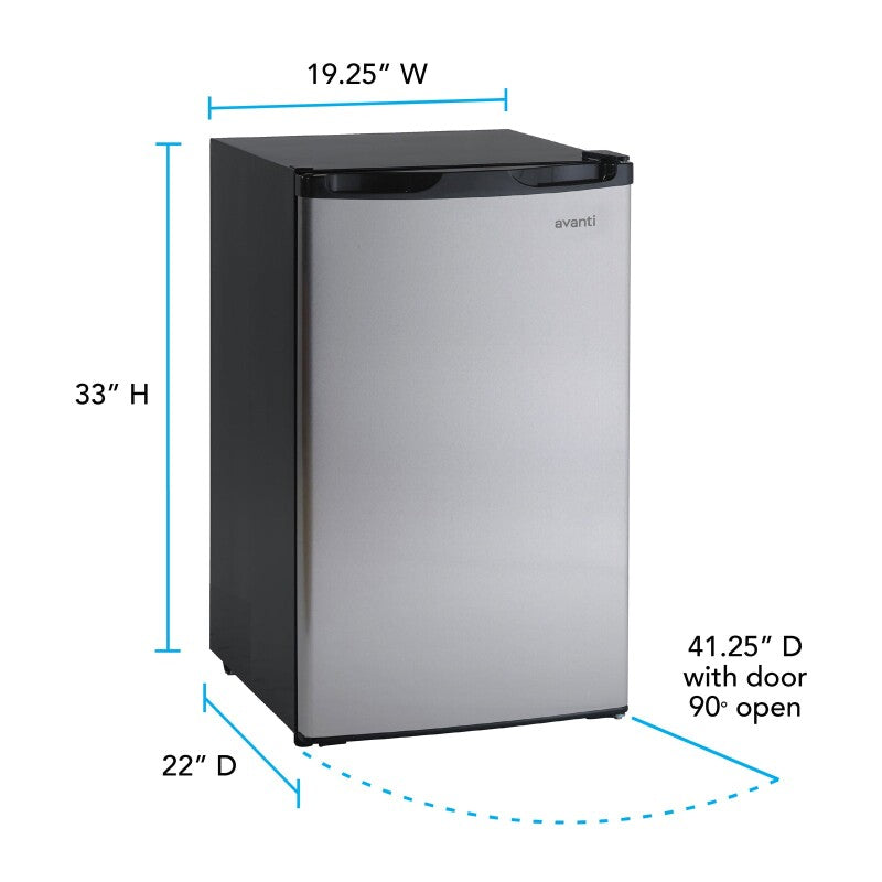 4.4 cu. ft. Compact Refrigerator - (RM4406W) - AVANTI