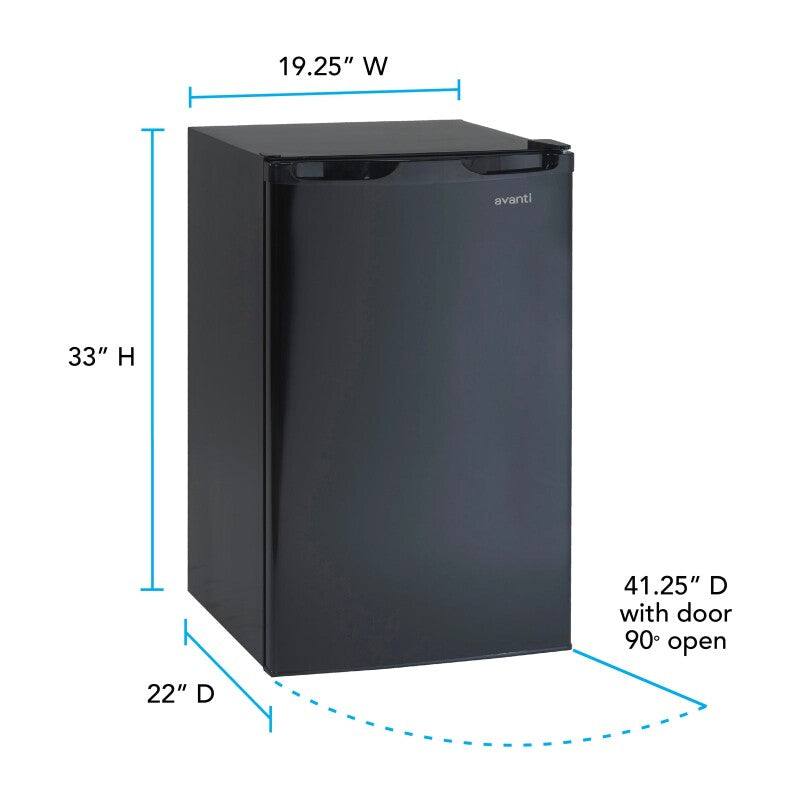4.4 cu. ft. Compact Refrigerator - (RM4406W) - AVANTI